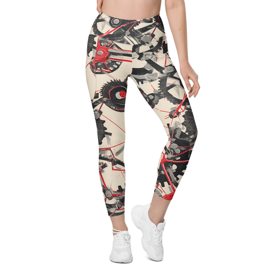 Interlink · Scarfhold Palette high-waisted pocket leggings, front view.