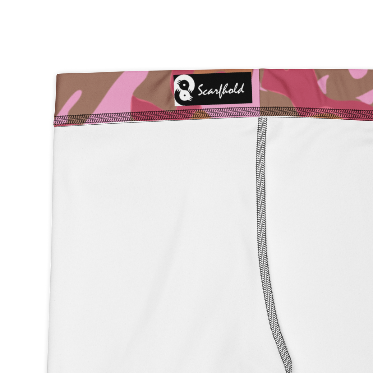 Jigg Deliciousness camouflage mid-rise comfort leggings, fabric and construction details.