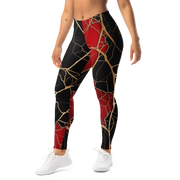 Kintsugi · Scarfhold Palette mid-rise everyday leggings, left-front view.
