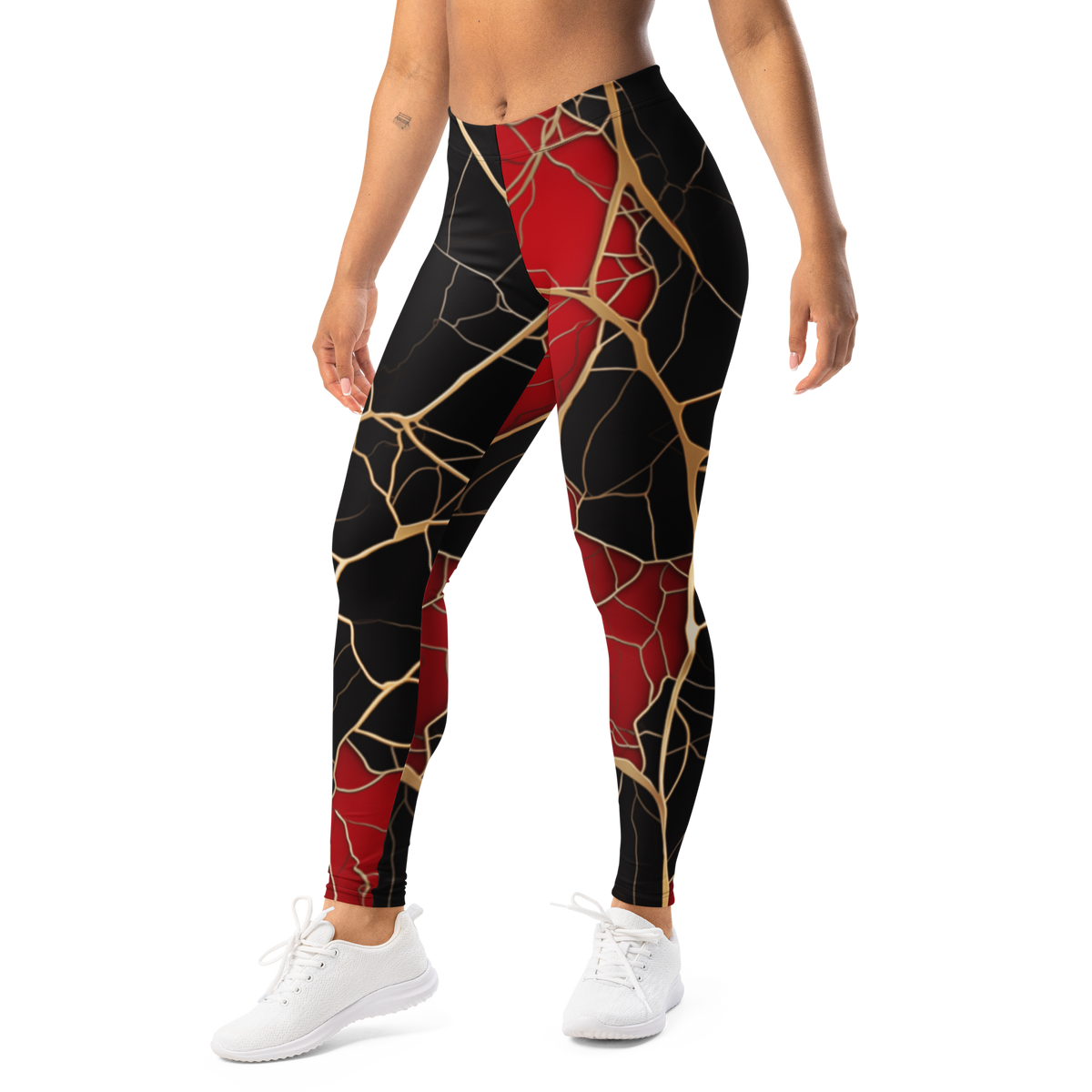 Kintsugi · Scarfhold Palette mid-rise everyday leggings, left-front view.