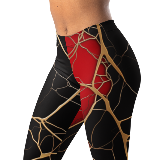 Kintsugi · Scarfhold Palette mid-rise everyday leggings, waistband and pattern detail.