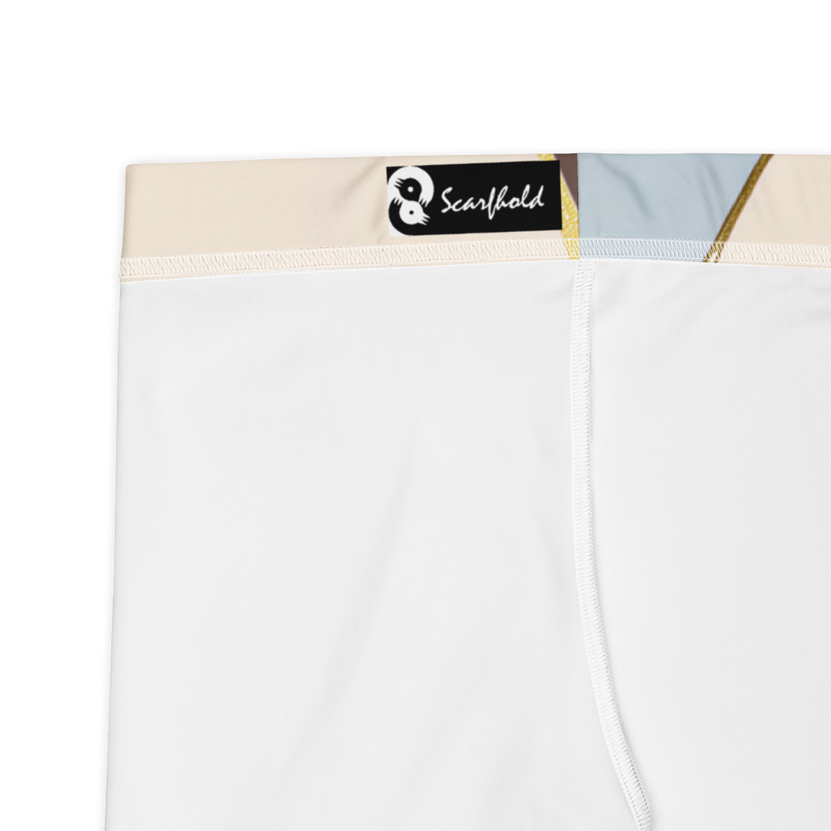 Kintsugi Soft Current mid-rise comfort leggings, fabric and construction details.