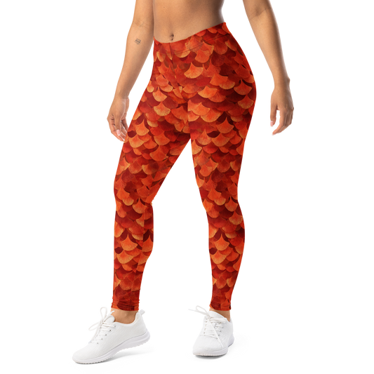 Koiscale mid-rise everyday leggings, left-front view.