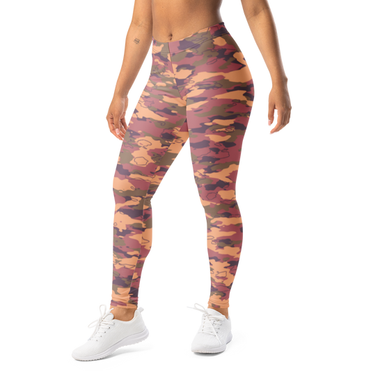Marsho · Libations mid-rise everyday leggings, left-front view.