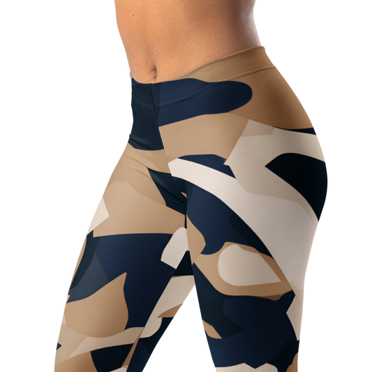 Mica · Dusk Transit mid-rise everyday leggings, waistband and pattern detail.