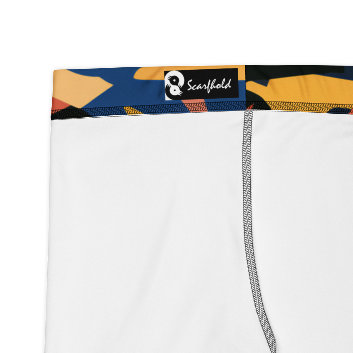 Mica Primary Shift camouflage mid-rise comfort leggings, fabric and construction details.
