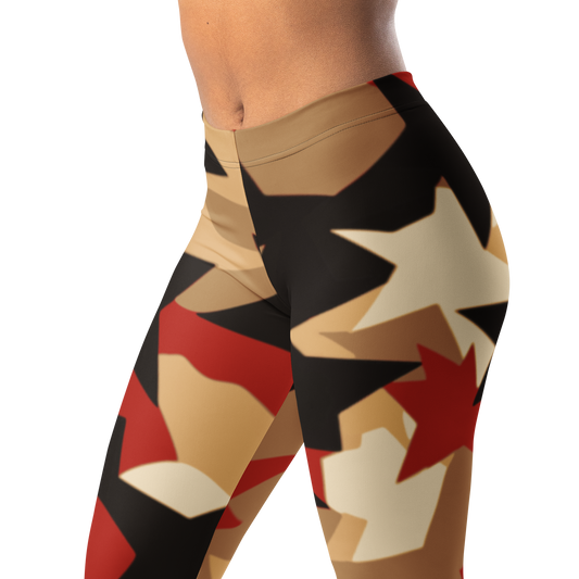 Nigma · Scarfhold Palette · 1 mid-rise everyday leggings, waistband and pattern detail.