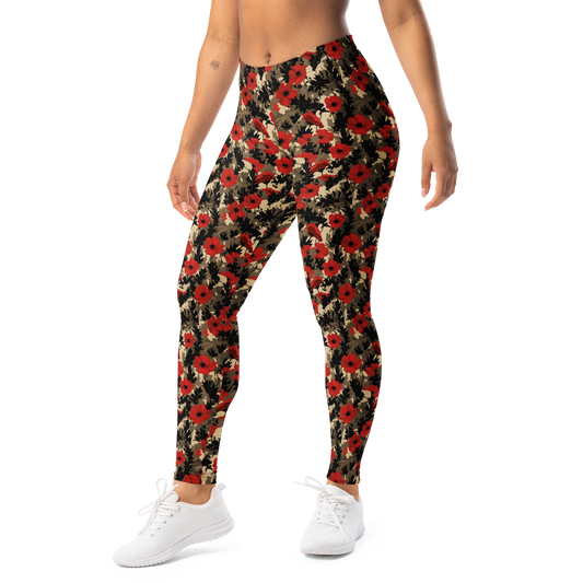 Opia · Scarfhold Palette mid-rise everyday leggings, left-front view.