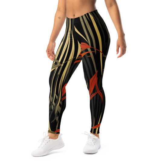 Pampa · Scarfhold Palette mid-rise everyday leggings, left-front view.