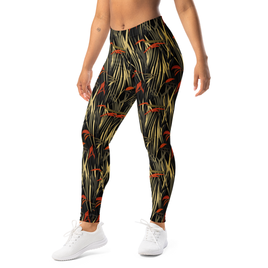 Pampa · Scarfhold Palette mid-rise everyday leggings, left-front view.