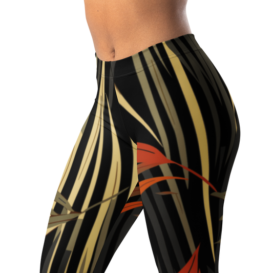 Pampa · Scarfhold Palette mid-rise everyday leggings, waistband and pattern detail.