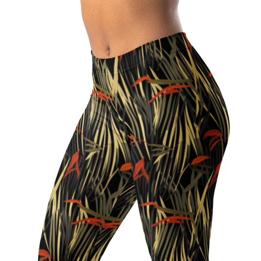 Pampa · Scarfhold Palette mid-rise everyday leggings, waistband and pattern detail.