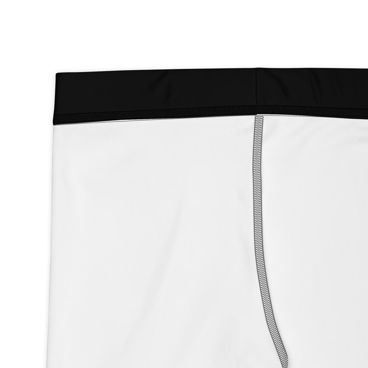 Plain Black mid-rise comfort leggings, fabric and construction details.