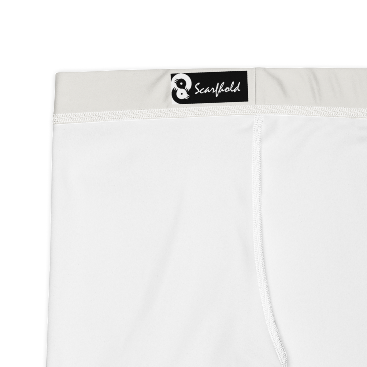 Plain Cloud Dancer mid-rise comfort leggings, fabric and construction details.
