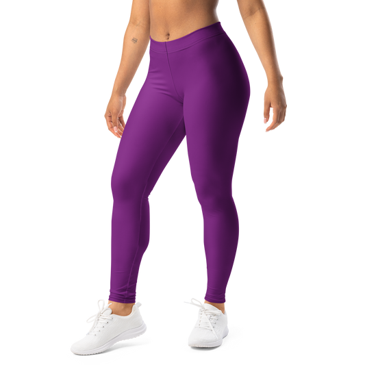 Plain · Dahlia mid-rise everyday leggings, left-front view.