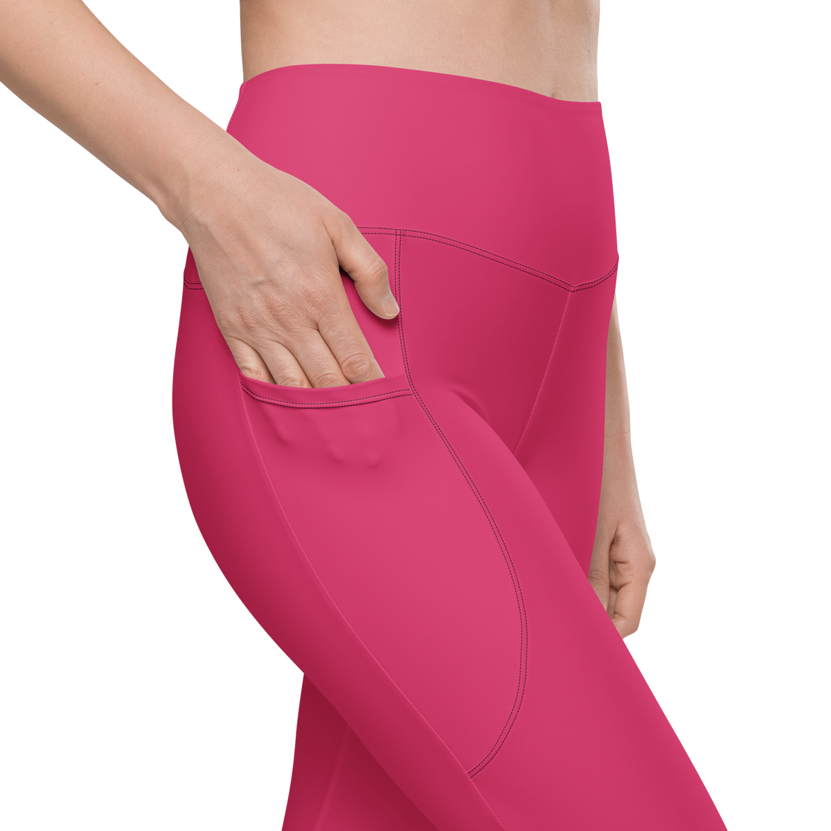 Plain · Innuendo high-waisted pocket leggings, pocket detail.