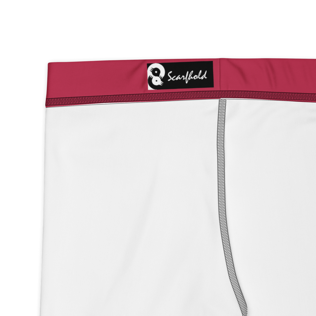 Plain Viva Magenta mid-rise comfort leggings, fabric and construction details.