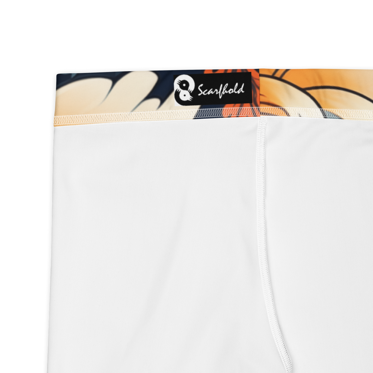 Porcelain Ember Garden Tidal Signal mid-rise comfort leggings, fabric and construction details.