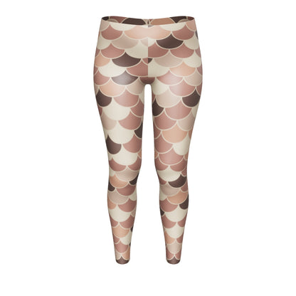 FISHSCALE MOCHA MOUSSE #A1 COMFORT LEGGING
