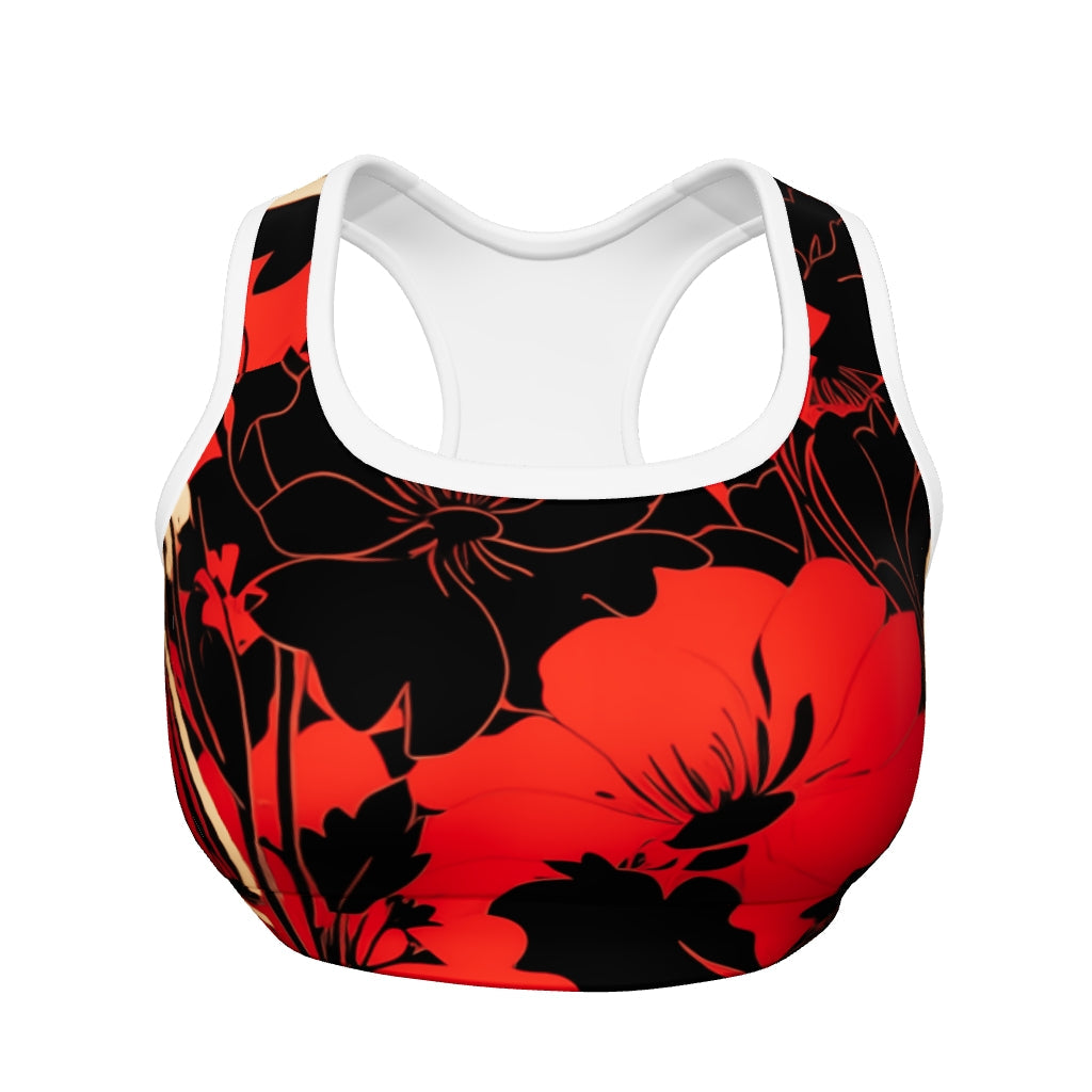 FLEUR SCARFHOLD #A1 PADDED SPORTS BRA