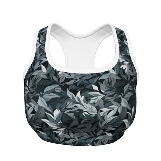 FOLIA BLACK #A1 PADDED SPORTS BRA