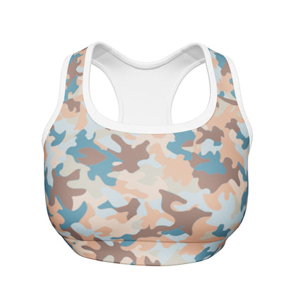 JIGGA MOCHA MOUSSE #A10 PADDED SPORTS BRA
