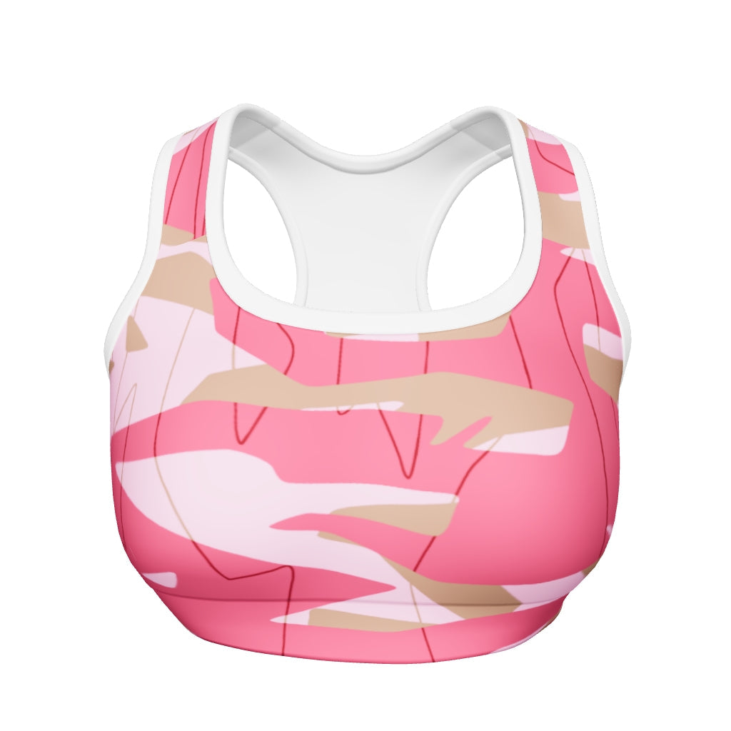 TIMBRE MOCHA MOUSSE #A4 SPORTS BRA