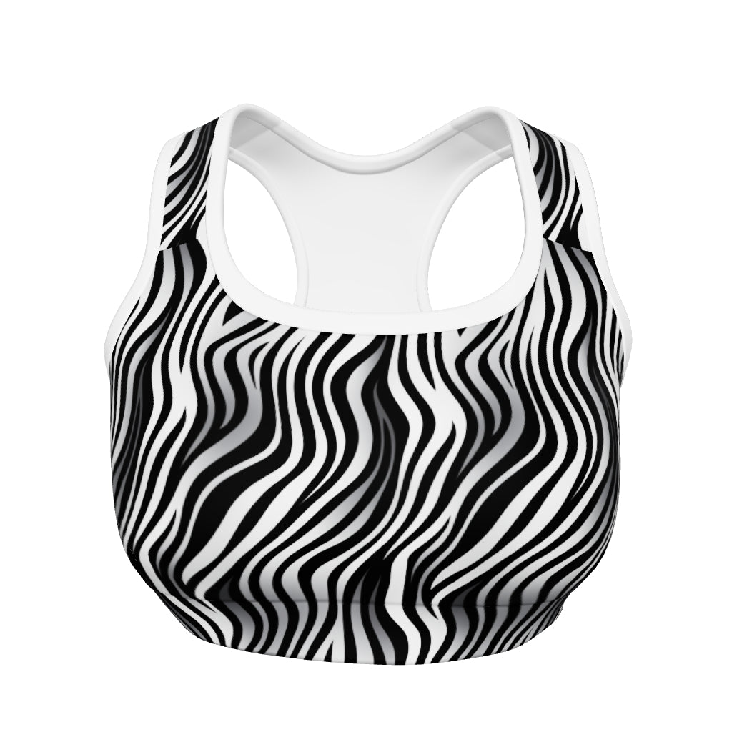 ZEBRADO BLACK #A1 PADDED SPORTS BRA