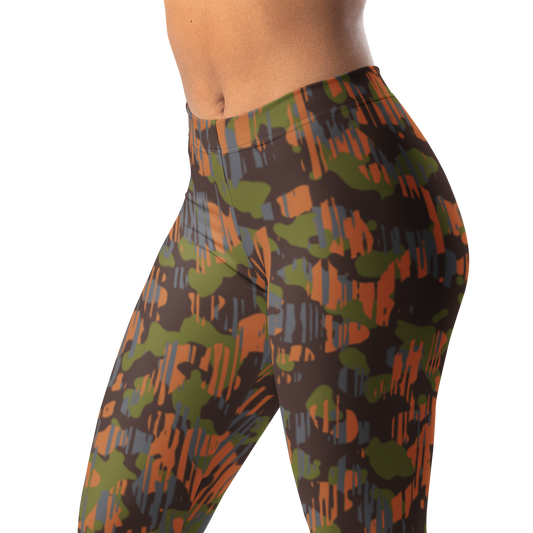 Savannah · Fall · 5 mid-rise everyday leggings, waistband and pattern detail.