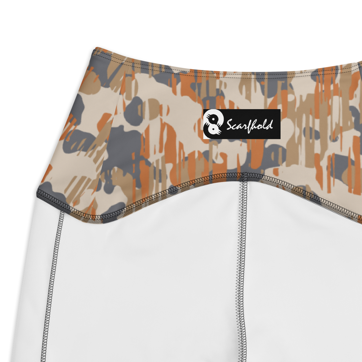 Savannah Fall 8 high-waisted pocket leggings, inside-label and construction detail.
