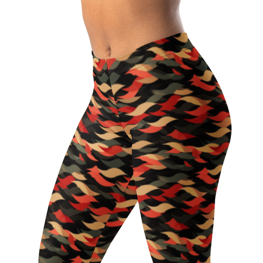 Scale · Scarfhold Palette · 1 mid-rise everyday leggings, waistband and pattern detail.