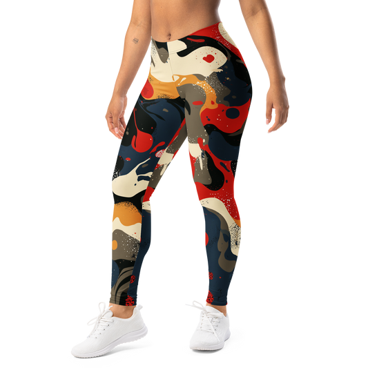Spatta · Primary Shift mid-rise everyday leggings, left-front view.
