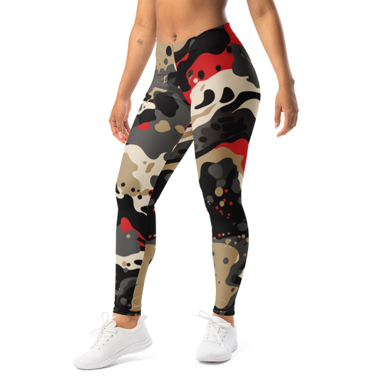 Spatta · Scarfhold Palette mid-rise everyday leggings, left-front view.