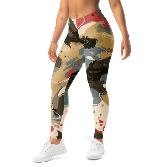 Spatta · Soft Current mid-rise everyday leggings, left-front view.