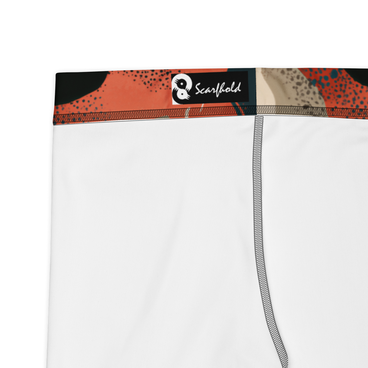 Spatta Tidal Signal camouflage mid-rise comfort leggings, fabric and construction details.