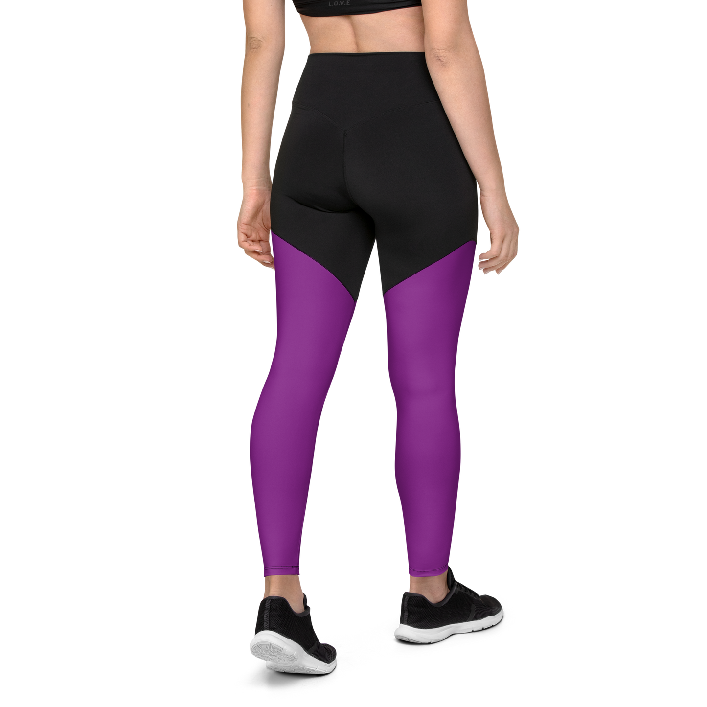 PLAIN DAHLIA #A1 SPORTS LEGGING