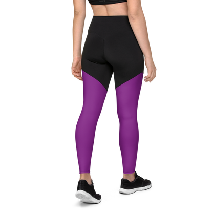 PLAIN DAHLIA #A1 SPORTS LEGGING