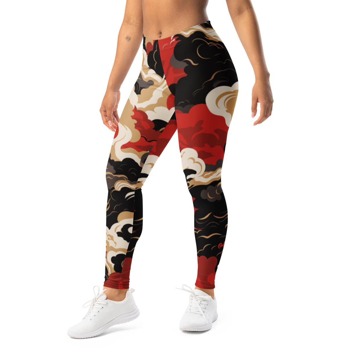 Tempest · Scarfhold Palette mid-rise everyday leggings, left-front view.
