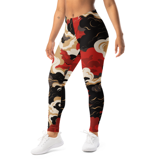 Tempest · Scarfhold Palette mid-rise everyday leggings, left-front view.