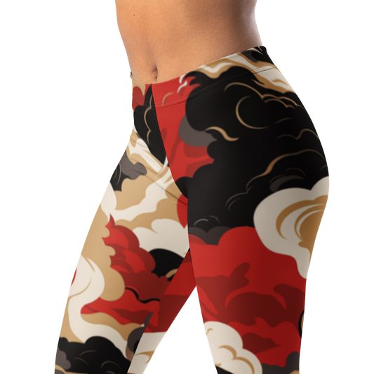 Tempest · Scarfhold Palette mid-rise everyday leggings, waistband and pattern detail.