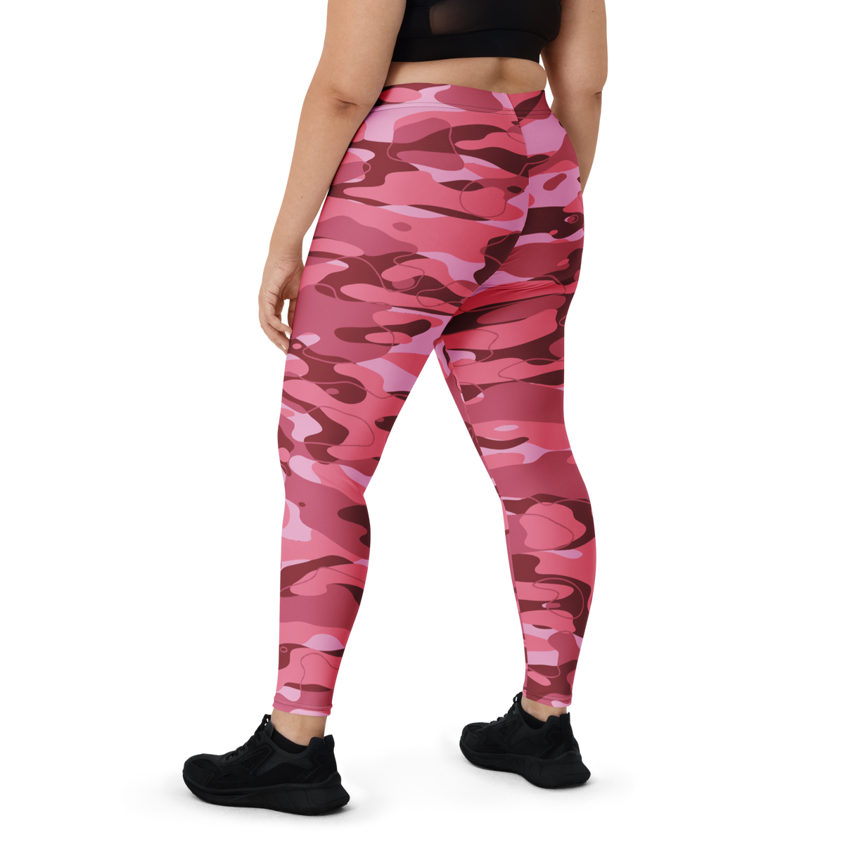 Tideway Deliciousness mid-rise comfort leggings, oversize-fit back view.