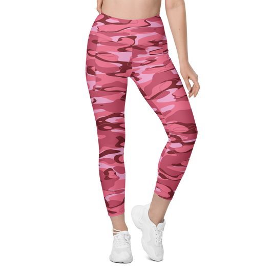 Tideway · Deliciousness high-waisted pocket leggings, front view.