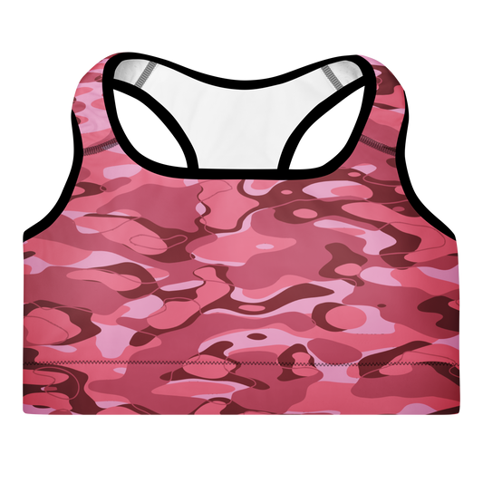 Tideway Deliciousness medium-support padded sports bra, front view.