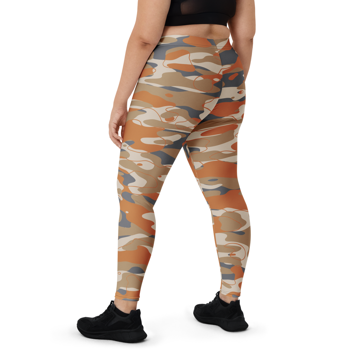 Tideway Fall 1 mid-rise comfort leggings, oversize-fit back view.