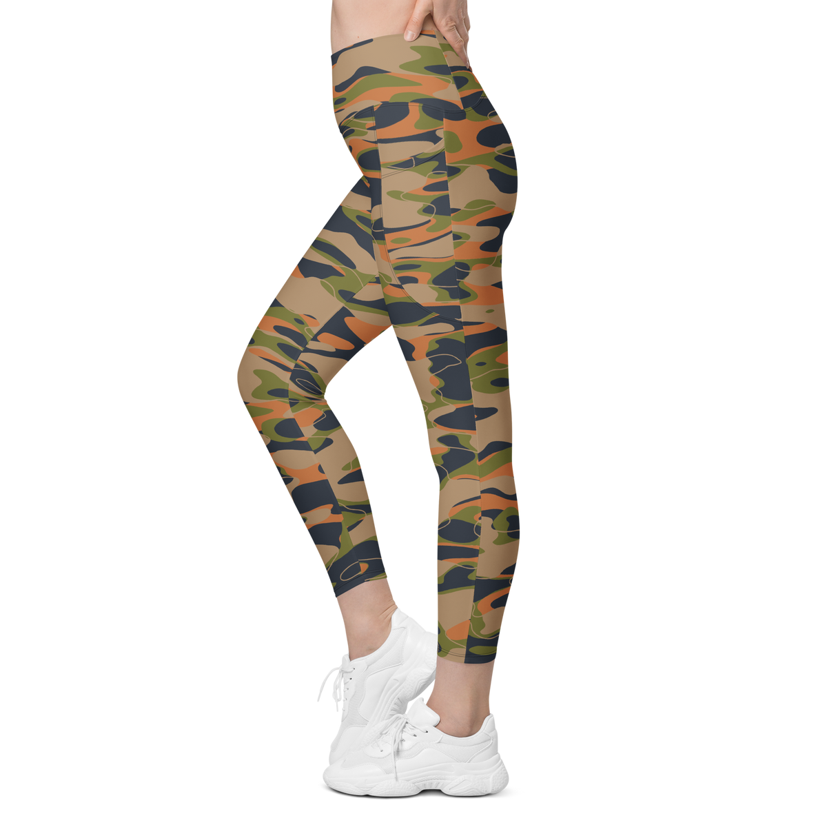 Tideway Fall & Autumn 2 high-waisted pocket leggings, movement view.