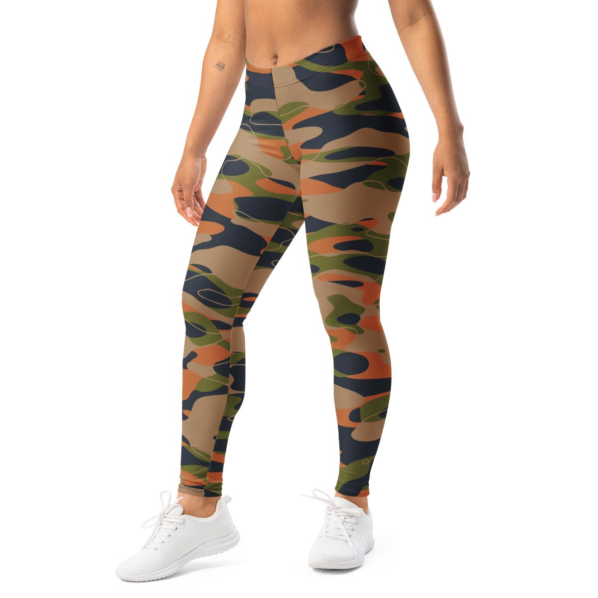 Tideway Fall 2 mid-rise comfort leggings, left-front view.