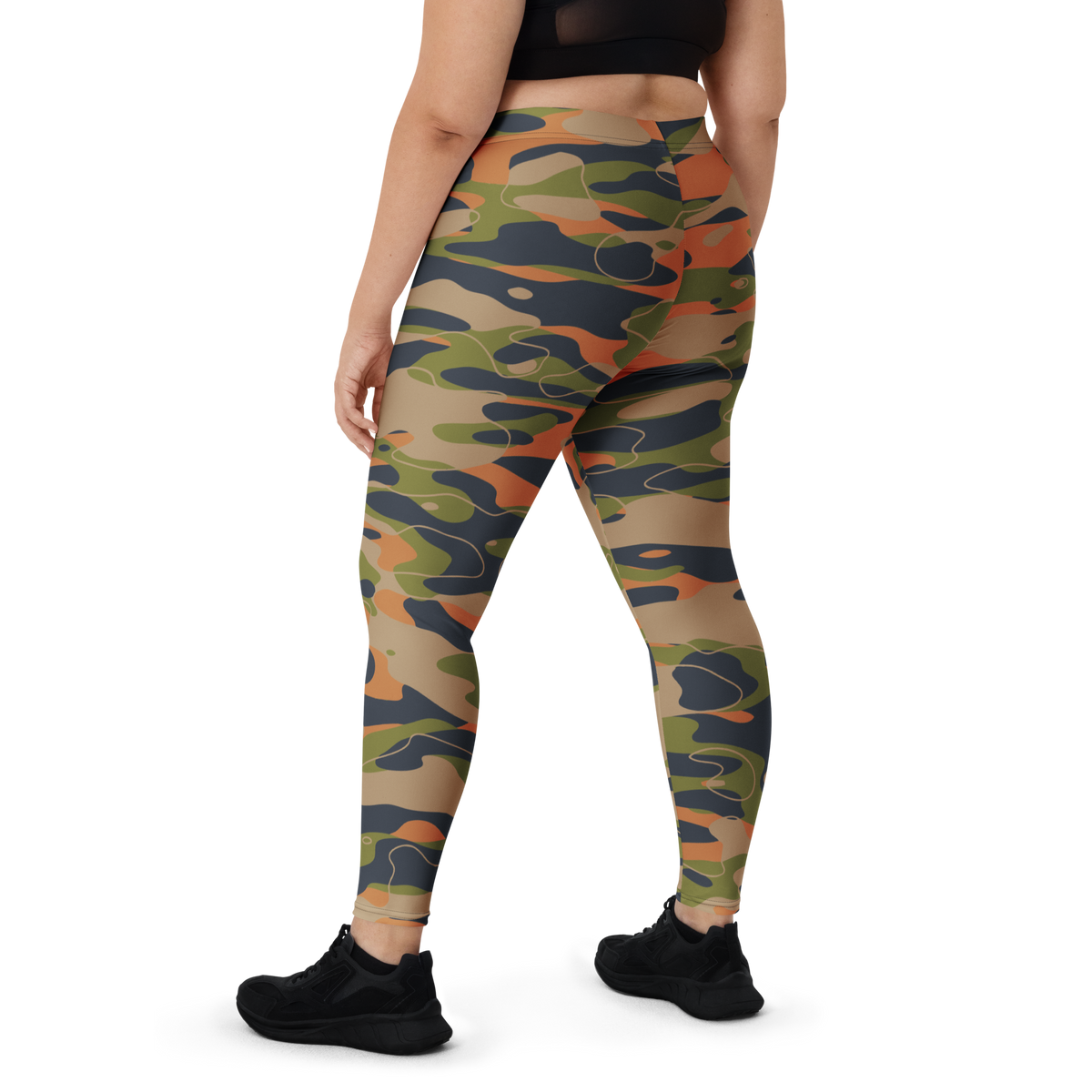 Tideway Fall 2 mid-rise comfort leggings, oversize-fit back view.