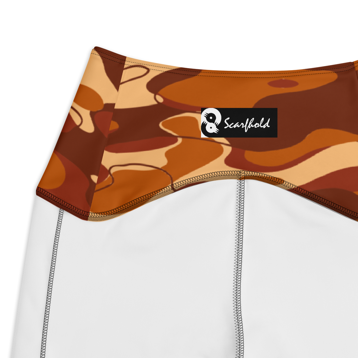Tideway Fall & Autumn 3 high-waisted pocket leggings, inside-label and construction detail.