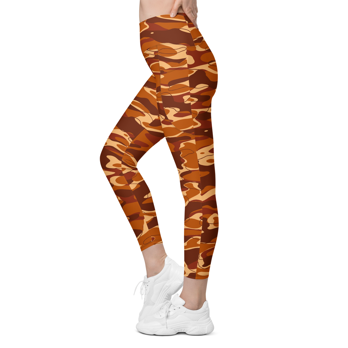 Tideway Fall & Autumn 3 high-waisted pocket leggings, movement view.