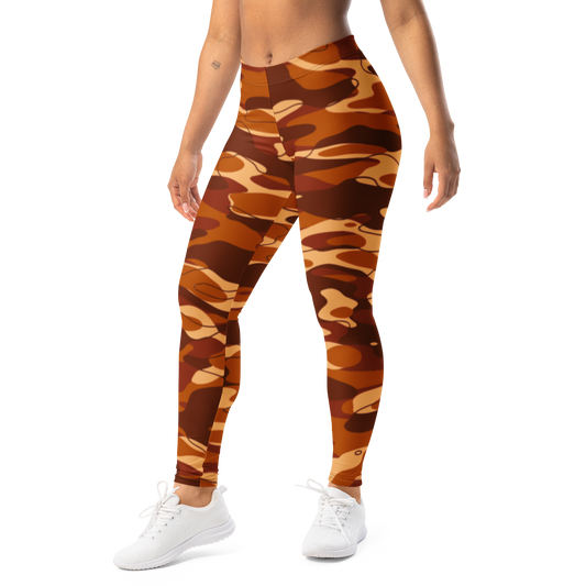 Tideway · Fall & Autumn · 3 mid-rise everyday leggings, left-front view.